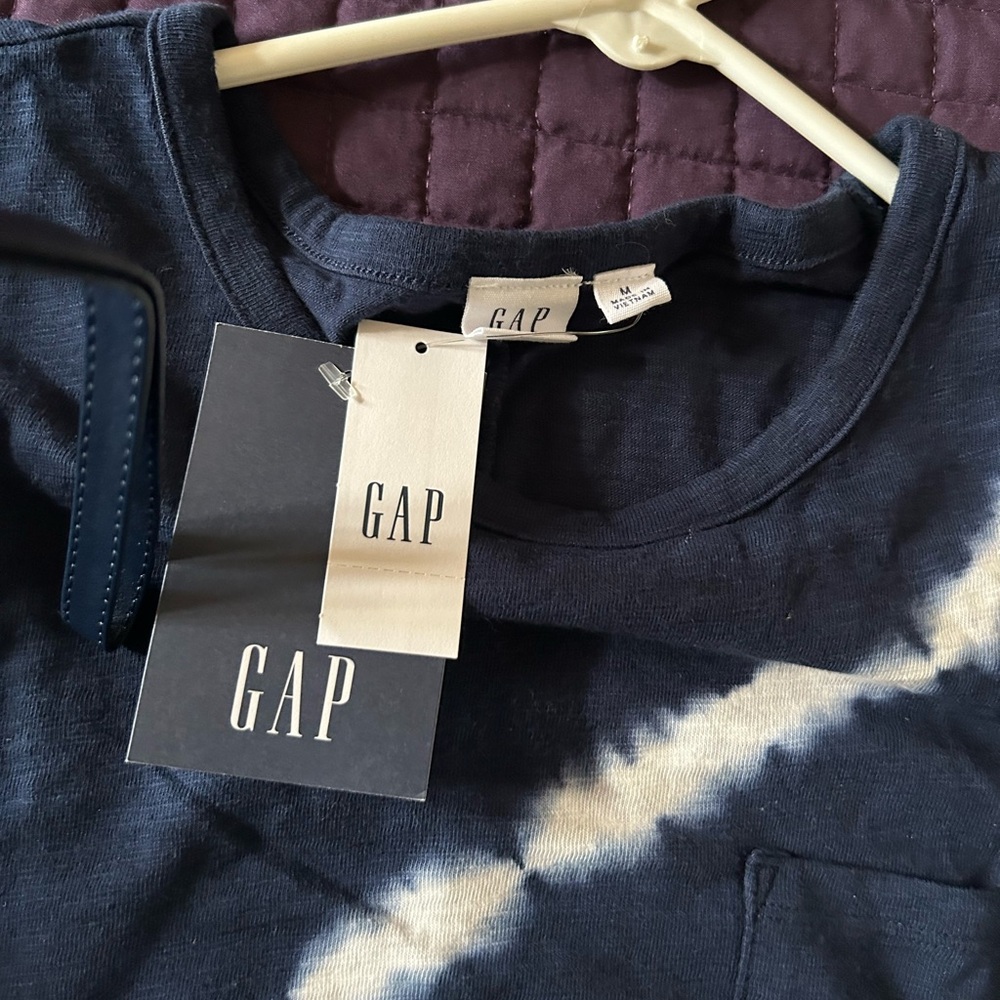 GAP Indigo Tie-Dye Dress